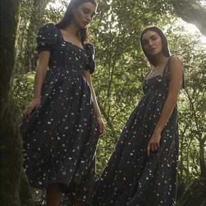 Agua By Agua Bendita Pomelo Enredadera Midi Dress